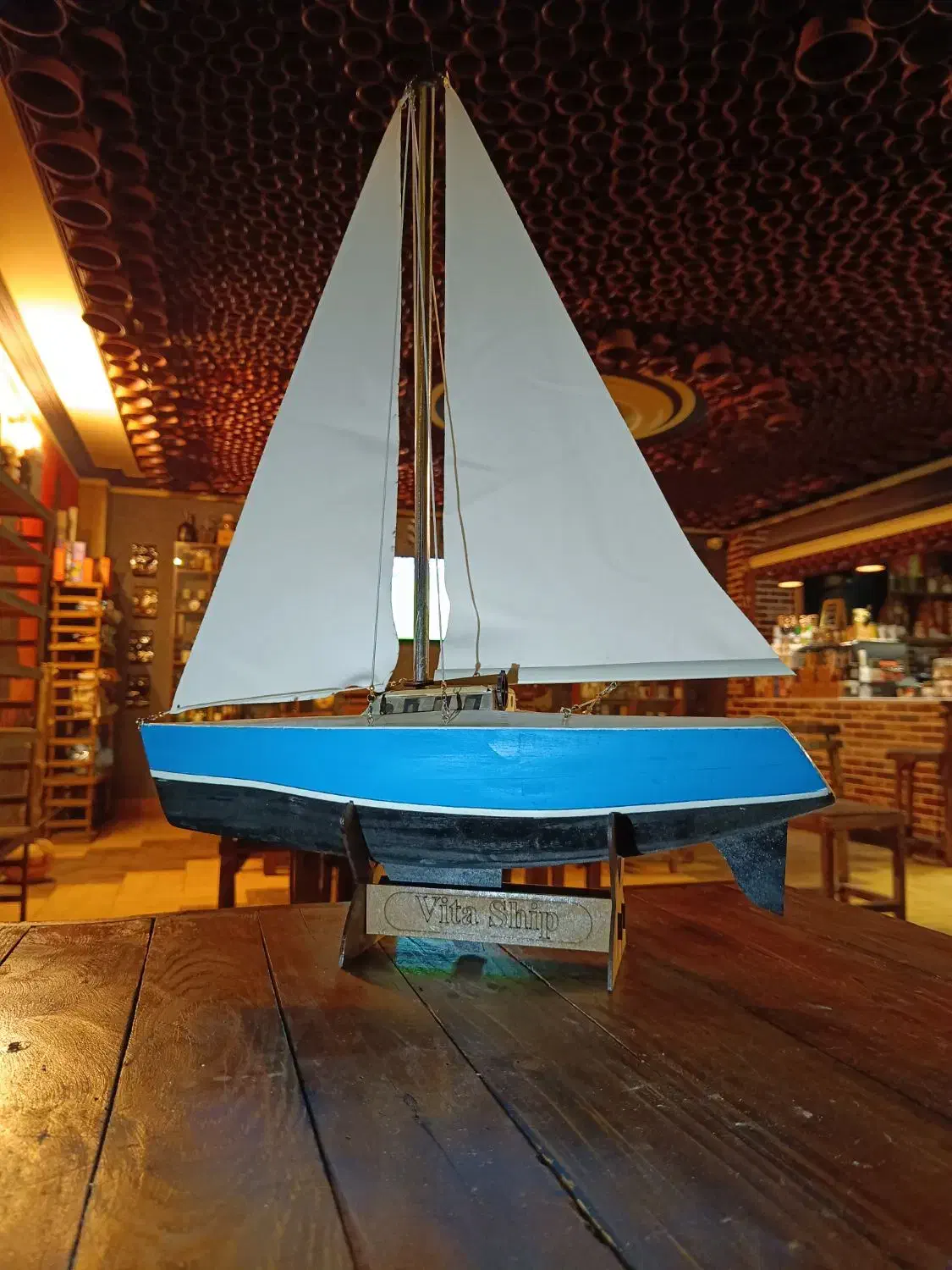 ماکت کشتی بادبانی تفریحی|مجسمه، تندیس، ماکت|محمدشهر, ولدآباد|دیوار