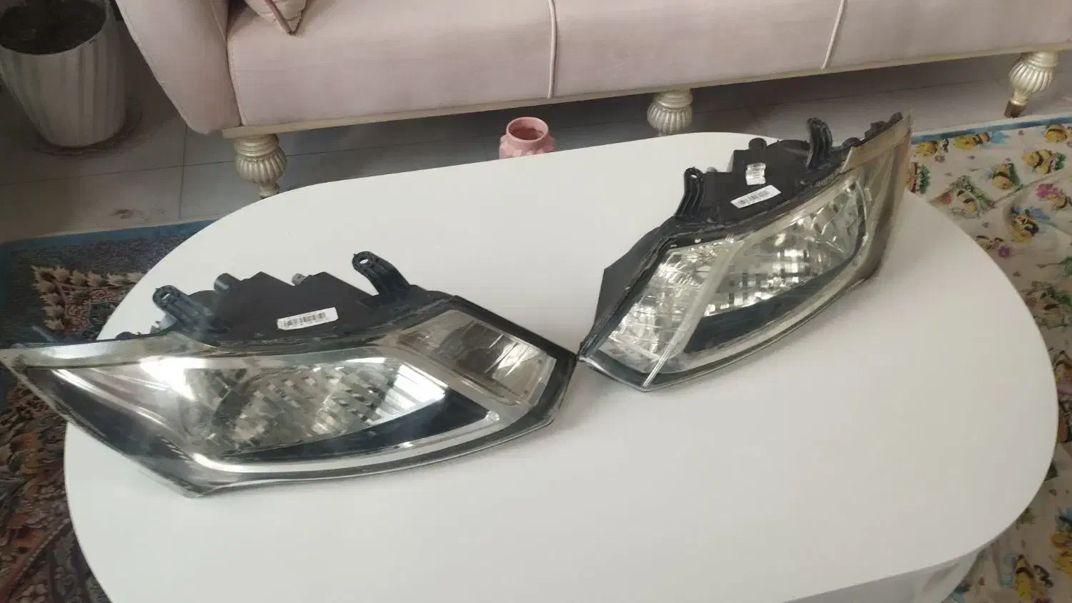 چراغ جلو ساینا و چراغ عقب پراید صبا چپ|قطعات یدکی و لوازم جانبی|ساری, |دیوار