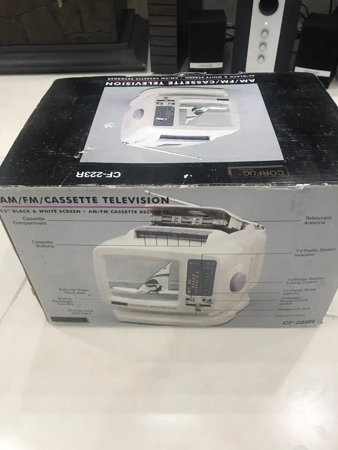 تلویزیون و ضبط و رادیو سرهم کلکسیونی ژاپنی نو|کلکسیون اشیاء عتیقه|صدرا-فارس, فاز ۱|دیوار