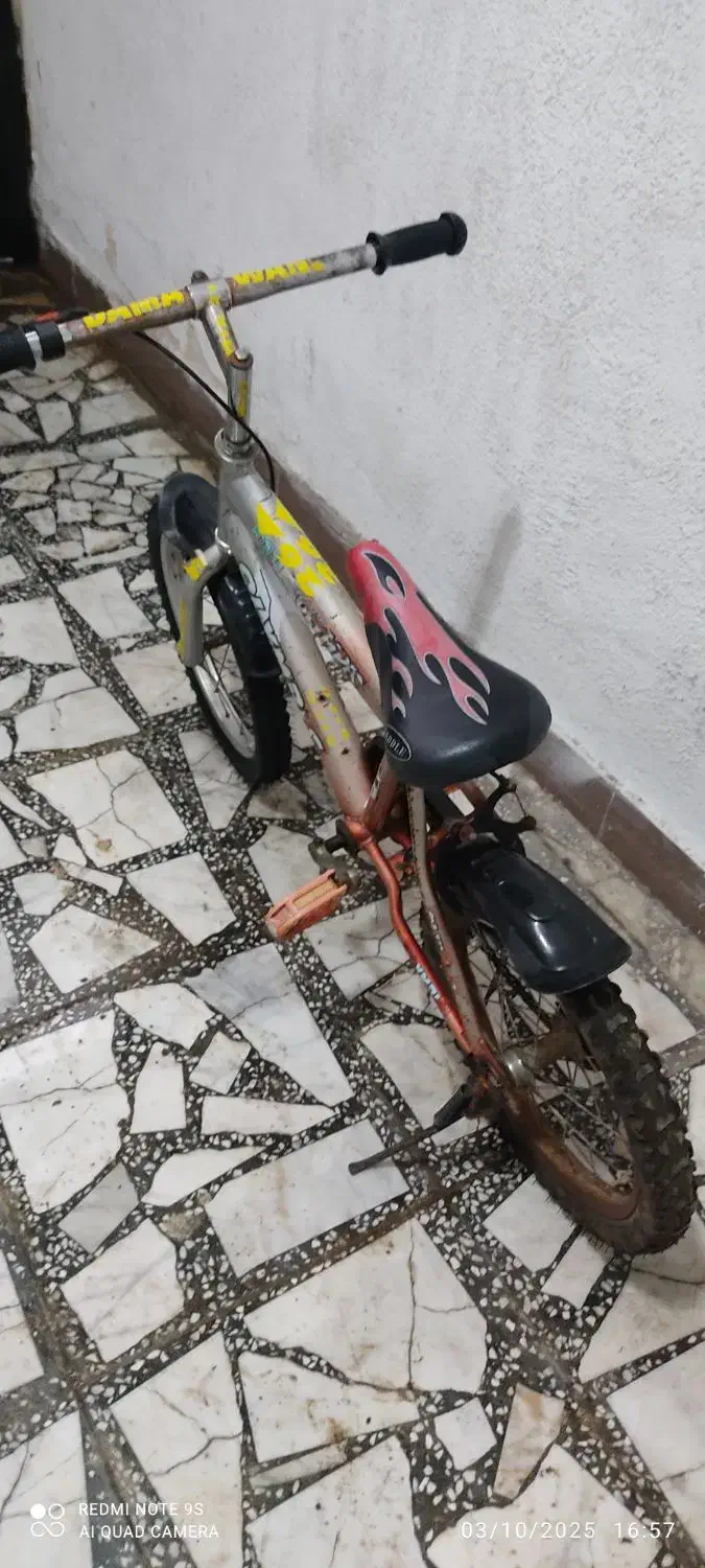 دوچرخه سالم سایز ۱۶ المپیک در لاهیجان|دوچرخه، اسکیت، اسکوتر|لاهیجان, کوی آزادگان|دیوار