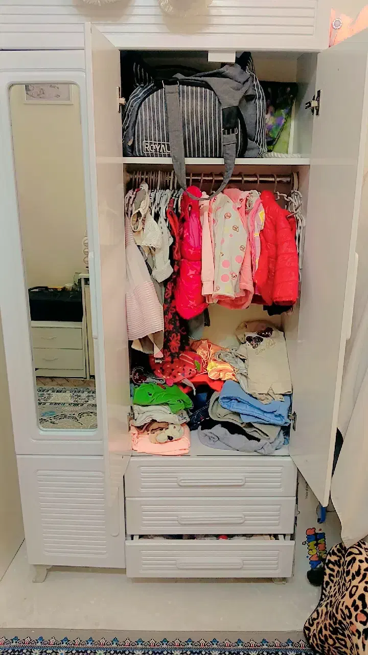 کمد بچه نو نو جادار پایه دار جدید رنگ سفید|اسباب و اثاث بچه|مشهد, فریزی|دیوار