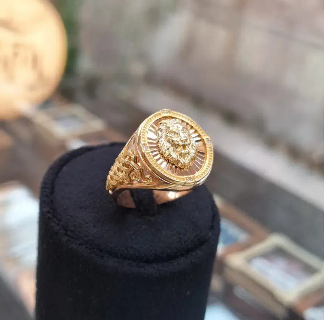 انگشتر شیر مردانه بدون اجرت و مالیات فقط با ۵ درصد|جواهرات|رشت, فلسطین|دیوار