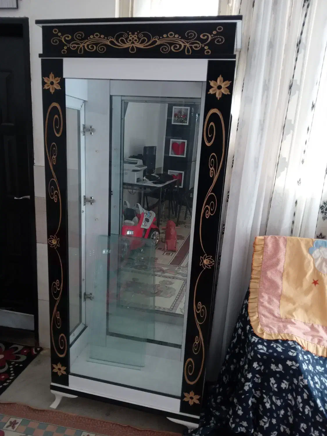 بوفه(گنجه یا ویترین)|بوفه، ویترین، کنسول|بیرجند, |دیوار