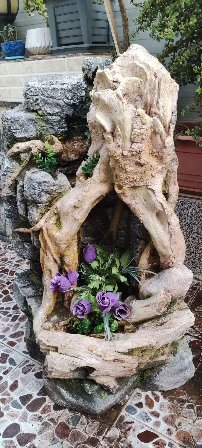 آبنما فایبر گلاس صخره ای ارزان****|صنایع دستی و سایر لوازم تزئینی|کرمان, |دیوار