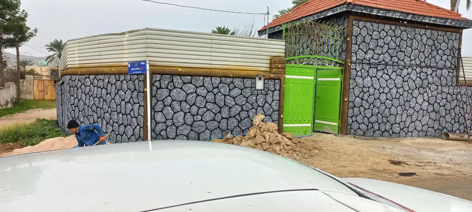 اجرای نمای طرح چوب|خدمات پیشه و مهارت|میمند, |دیوار