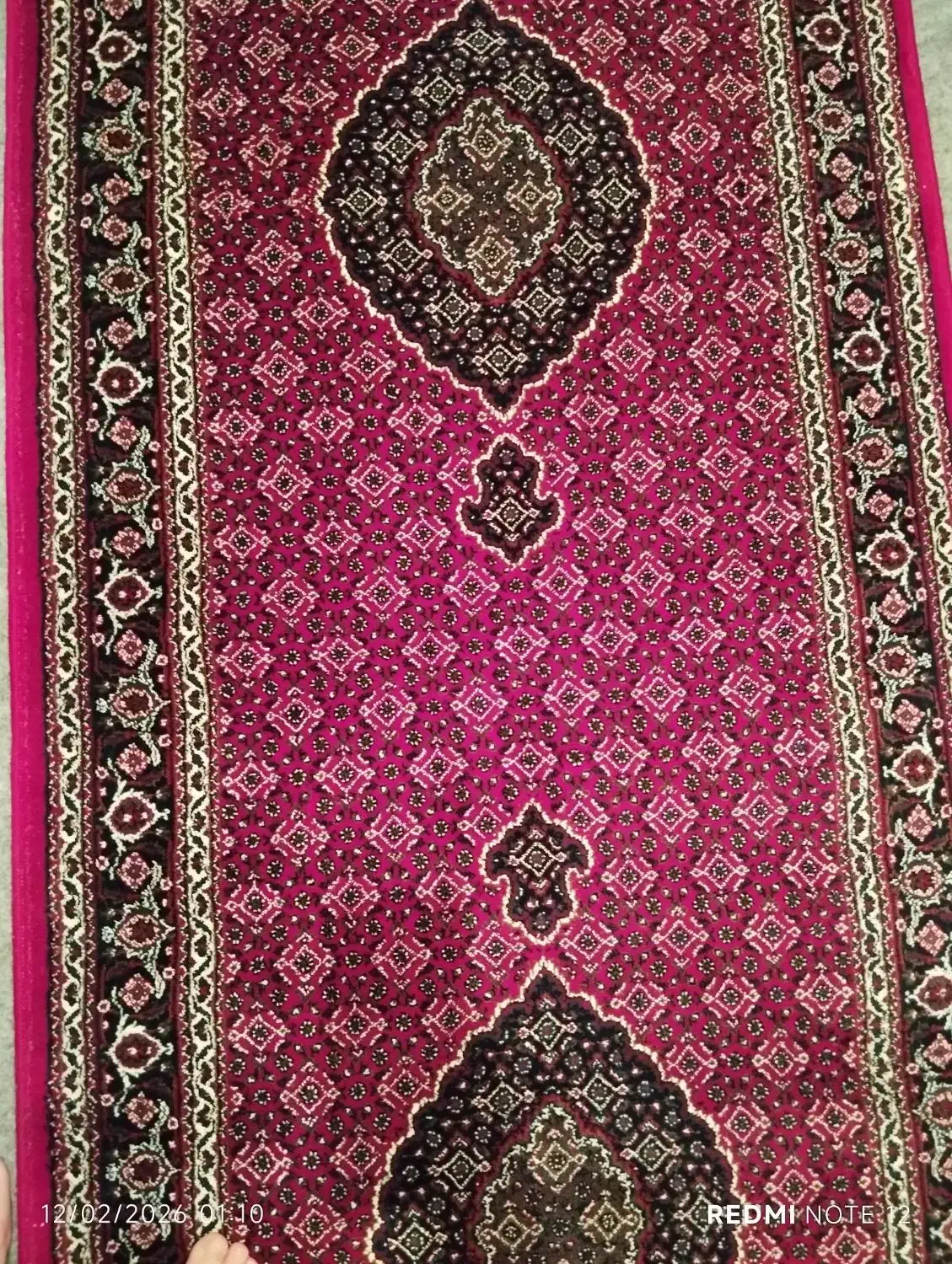 کناره فرش|فرش|کرمانشاه, |دیوار