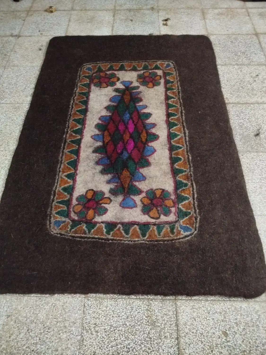 گلیمپشمی|گلیم، جاجیم، گبه|شاهرود, |دیوار