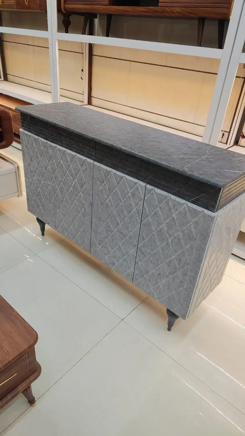 آینه کنسول چهار در طوسی|بوفه، ویترین، کنسول|شیروان (خراسان), |دیوار