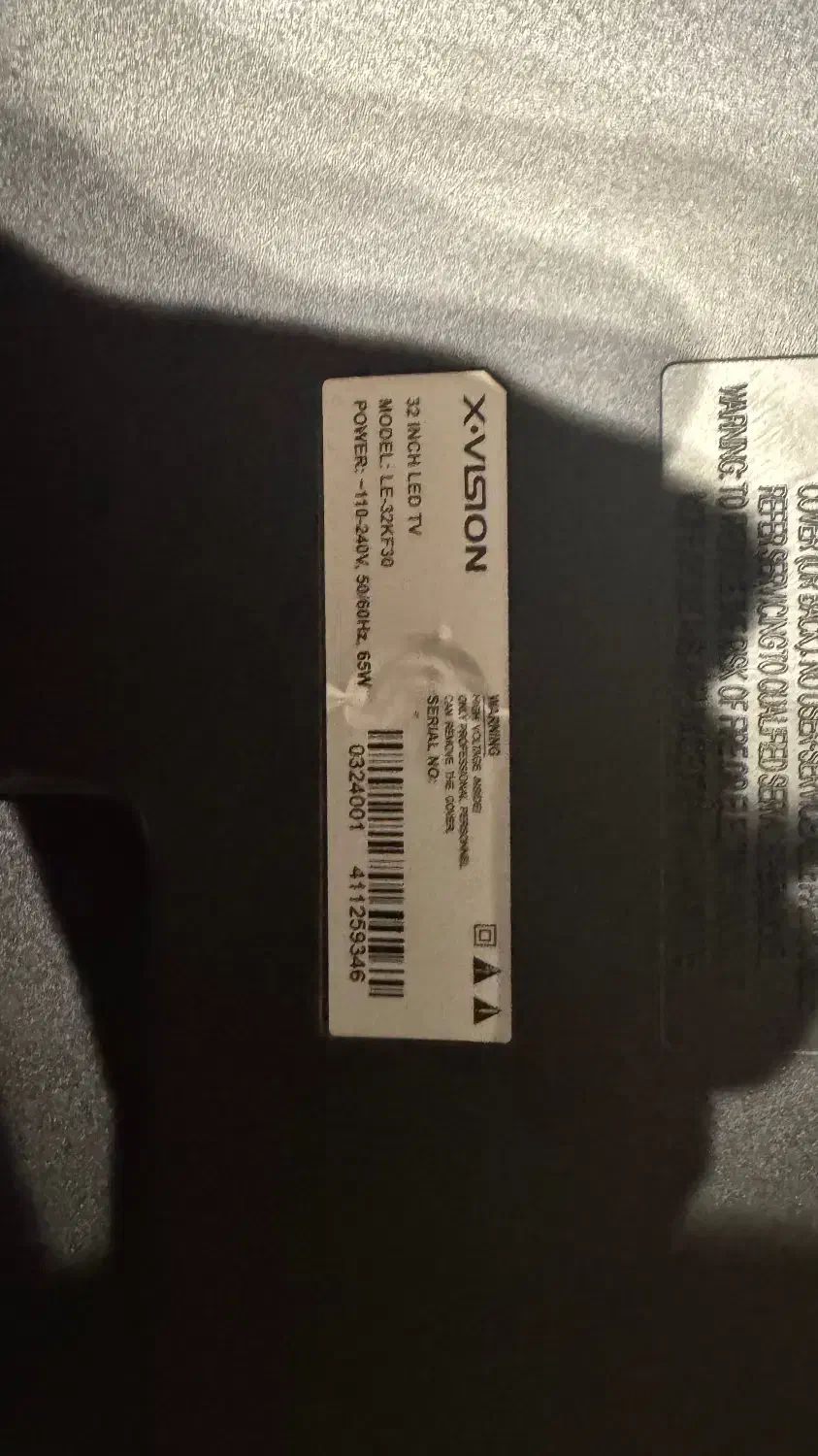 تلویزیون ۳۲ اینچ ایکس ویژن|تلویزیون و پروژکتور|تهران, سعادت‌آباد|دیوار