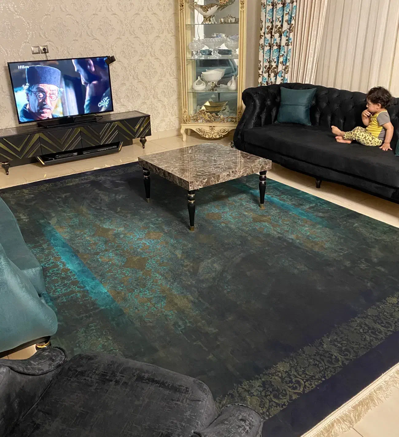 فرش 9متری کاملا سالم|فرش|رشت, توشیبا|دیوار