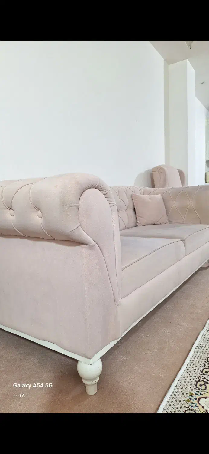 مبل چستر صورتی|مبلمان خانگی و میز عسلی|گرگان, |دیوار