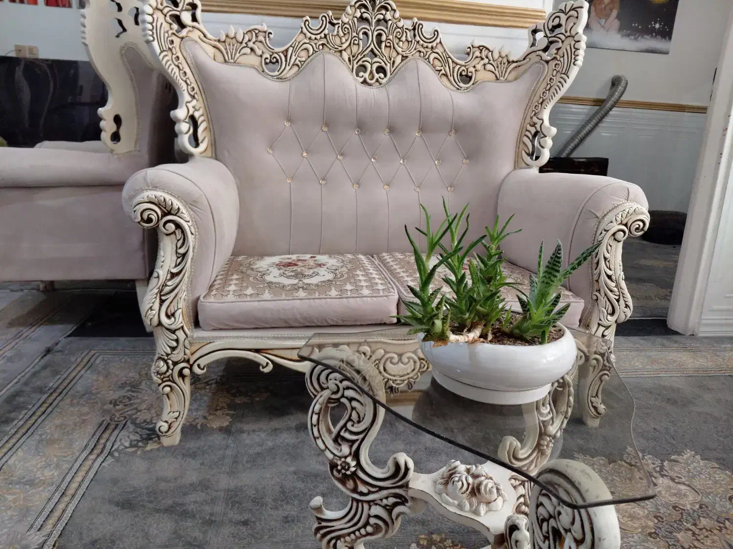 مبل سلطنتی|مبلمان خانگی و میز عسلی|ورامین, شهرک مدرس|دیوار