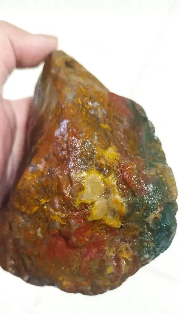 سنگ عقیق کلکسیونی خاص طبیعی چندین رنگ در یک عقیق|کلکسیون اشیاء عتیقه|رشت, فلسطین|دیوار