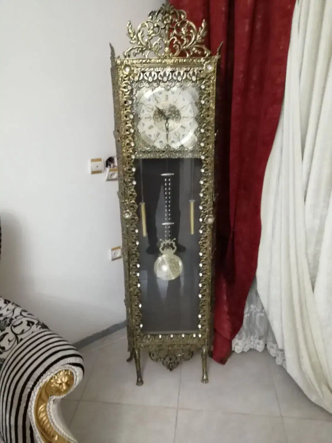 ساعت ایستاده طرح برنزی|ساعت دیواری و تزئینی|آبیک, |دیوار