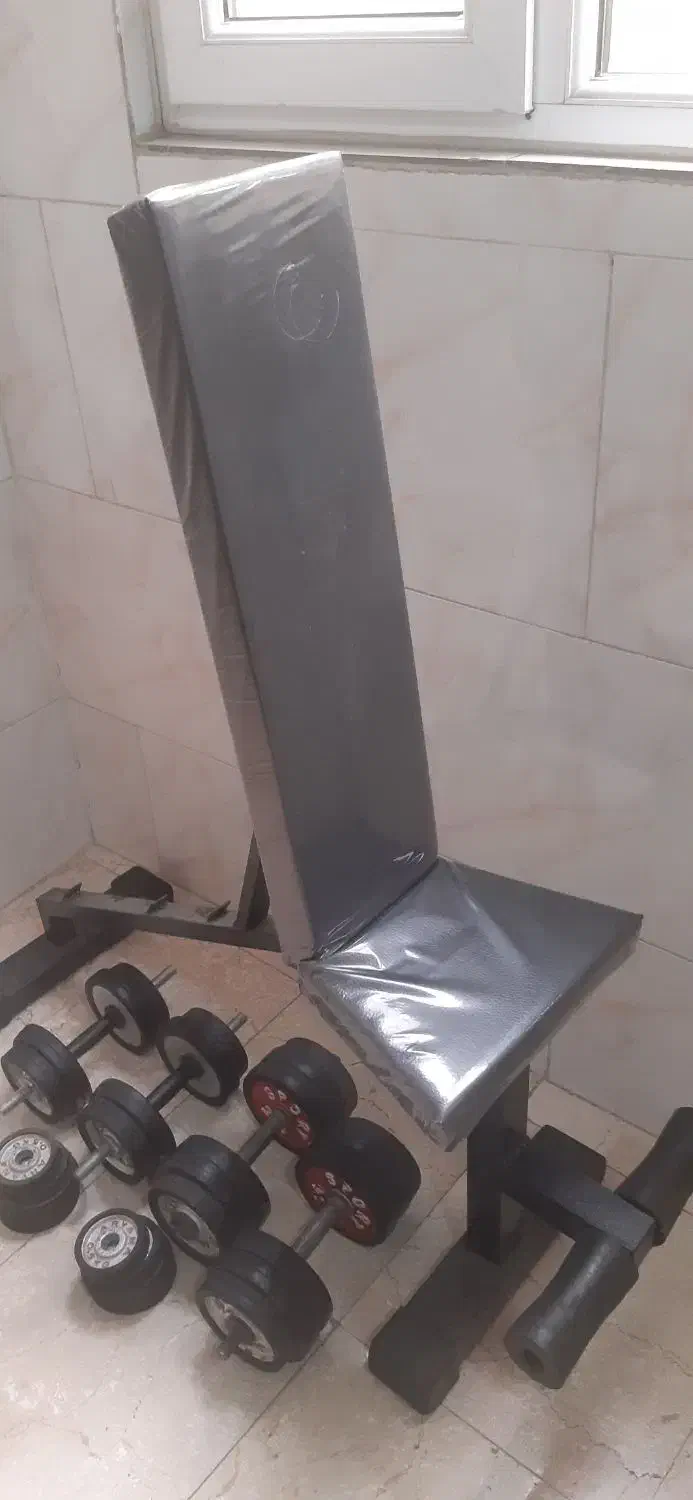 میز بدنسازی و دمبل|تجهیزات ورزشی|اسلامشهر, مظفریه|دیوار