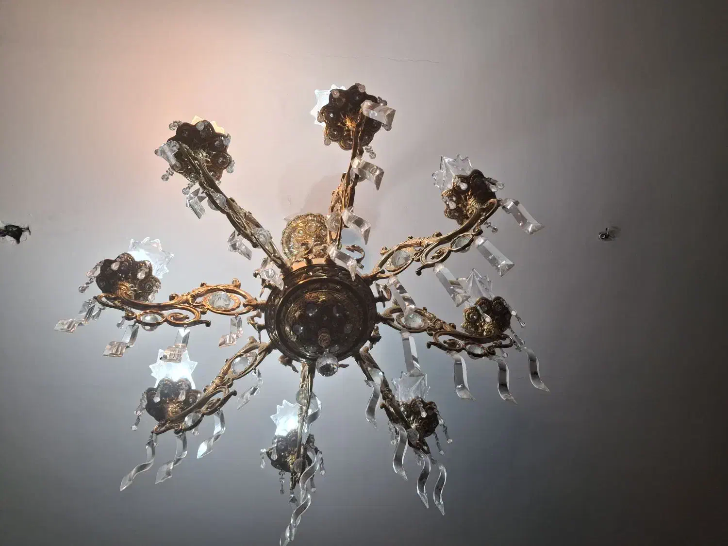 لوستر برنز|لوستر و چراغ آویز|تبریز, |دیوار