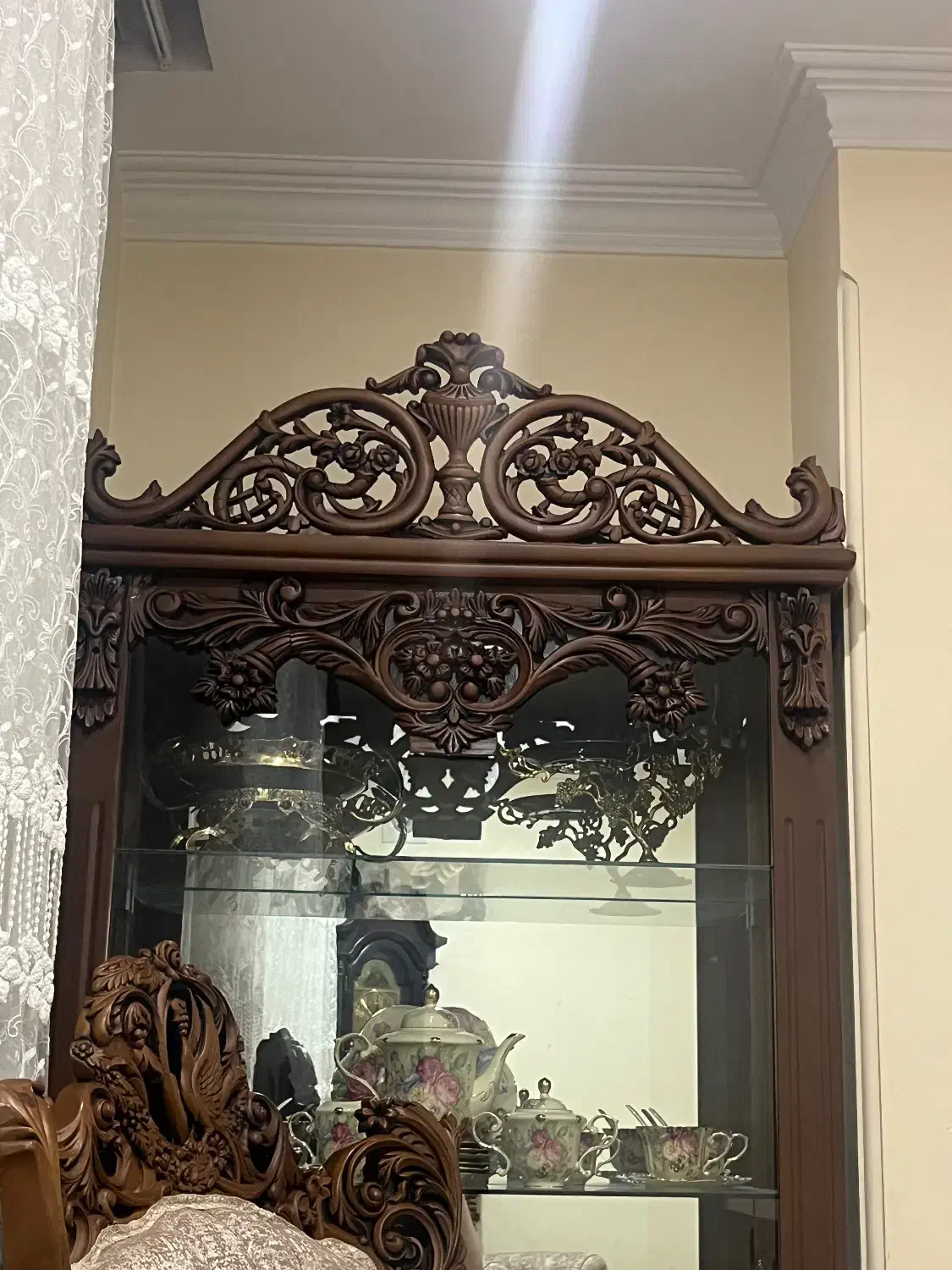 ویترین چوبی راش|بوفه، ویترین، کنسول|مشکین‌دشت, |دیوار