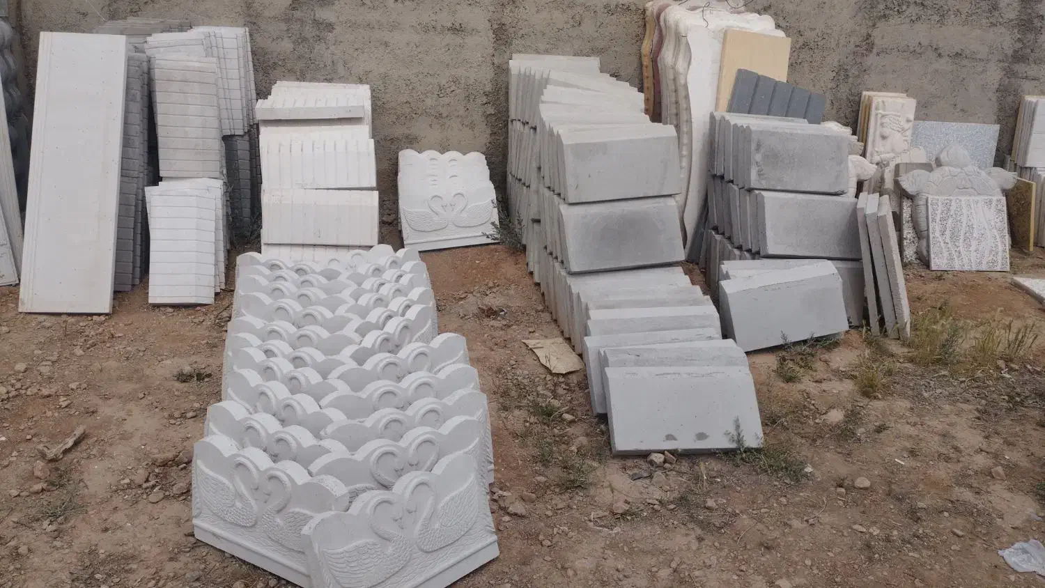 تولید بلوک،نرده جدول پایه فنس بتنی،موزاییک و اجرا|مصالح و تجهیزات ساختمان|آبیک, |دیوار