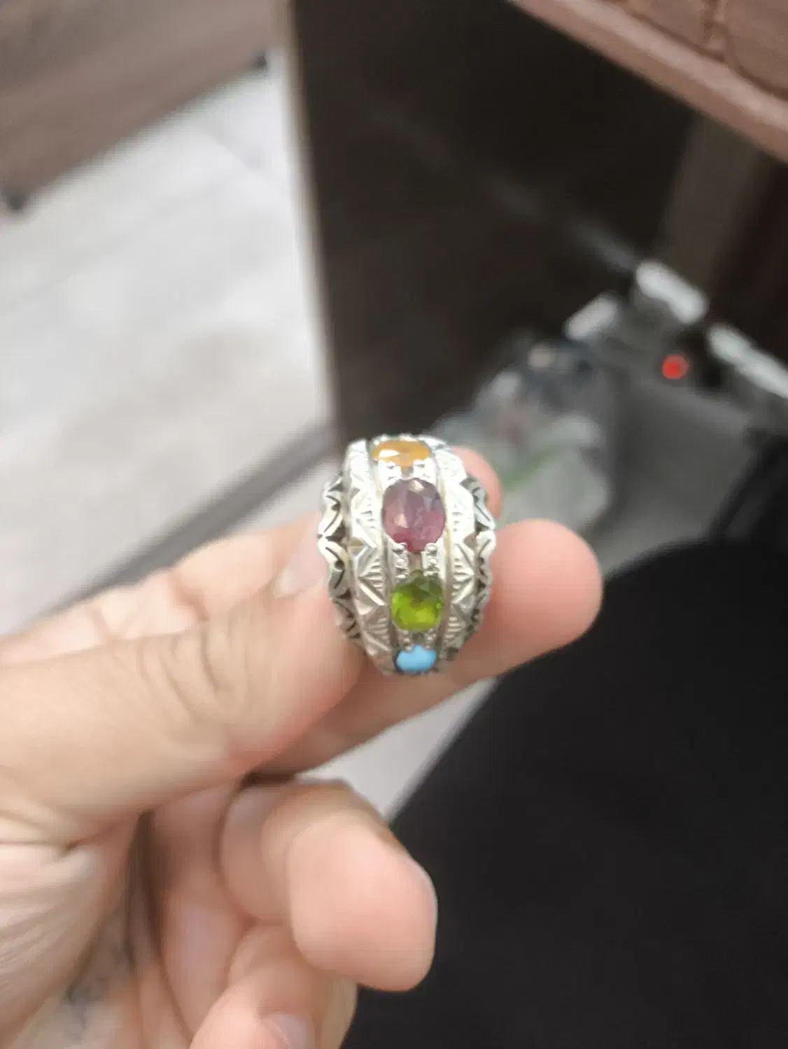 انگشتر نقره وزن سنگین|جواهرات|قم, زینبیه|دیوار