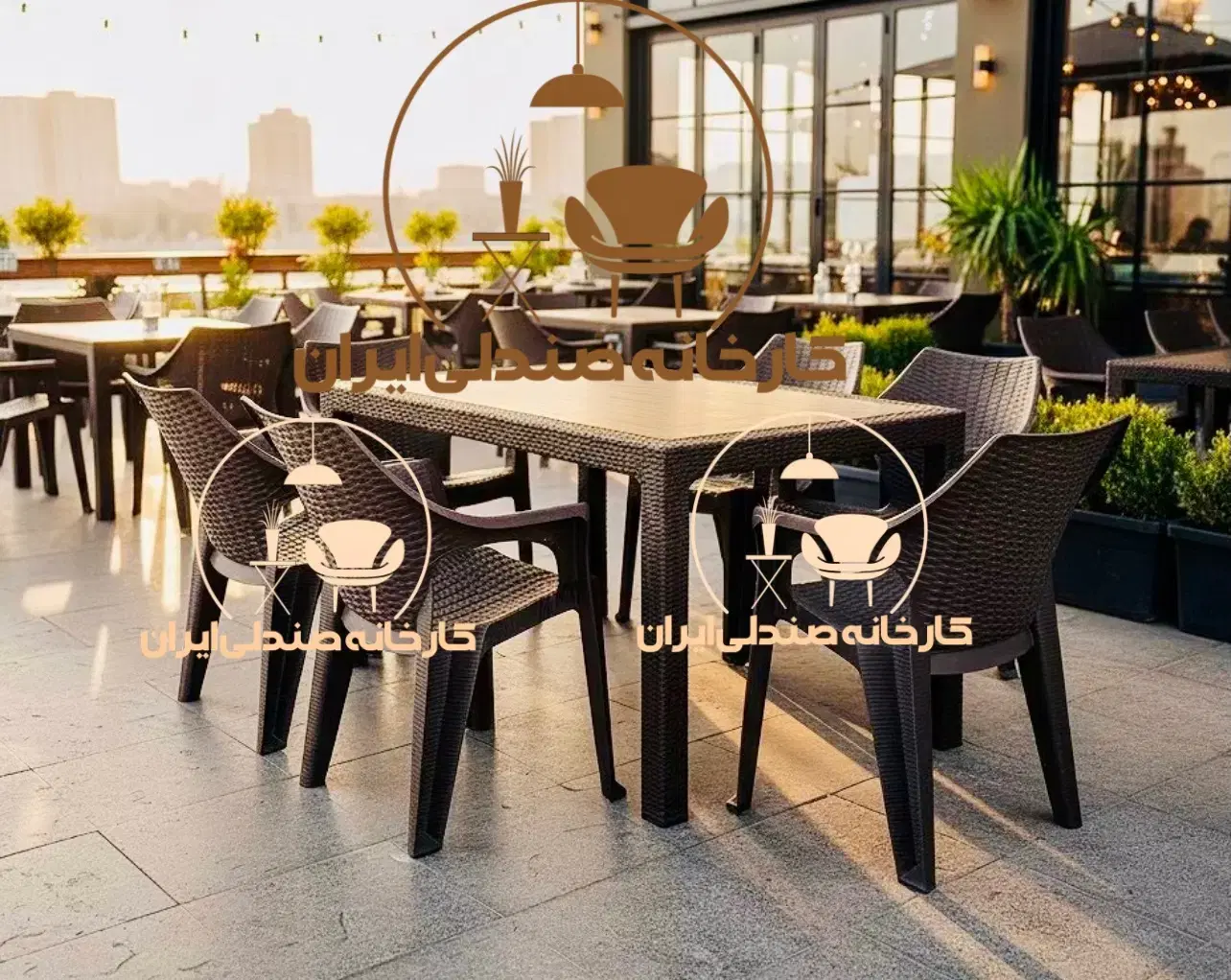 میز و صندلی پلاستیکی طرح سام نهارخوری غذاخوری|میز و صندلی غذاخوری|تهران, میدان ولیعصر|دیوار