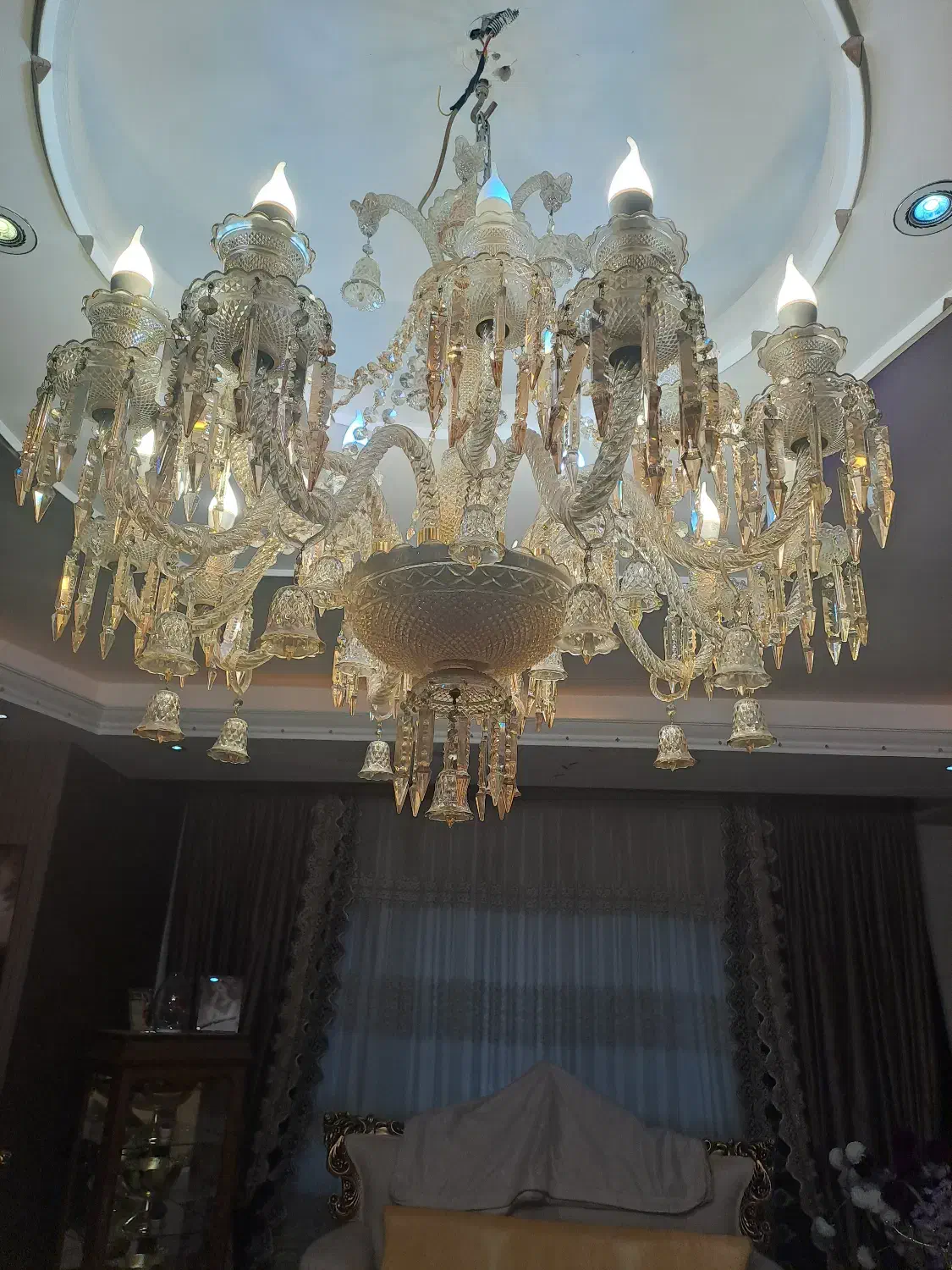 لوستر|لوستر و چراغ آویز|پاکدشت, پاکدشت (مامازند)|دیوار