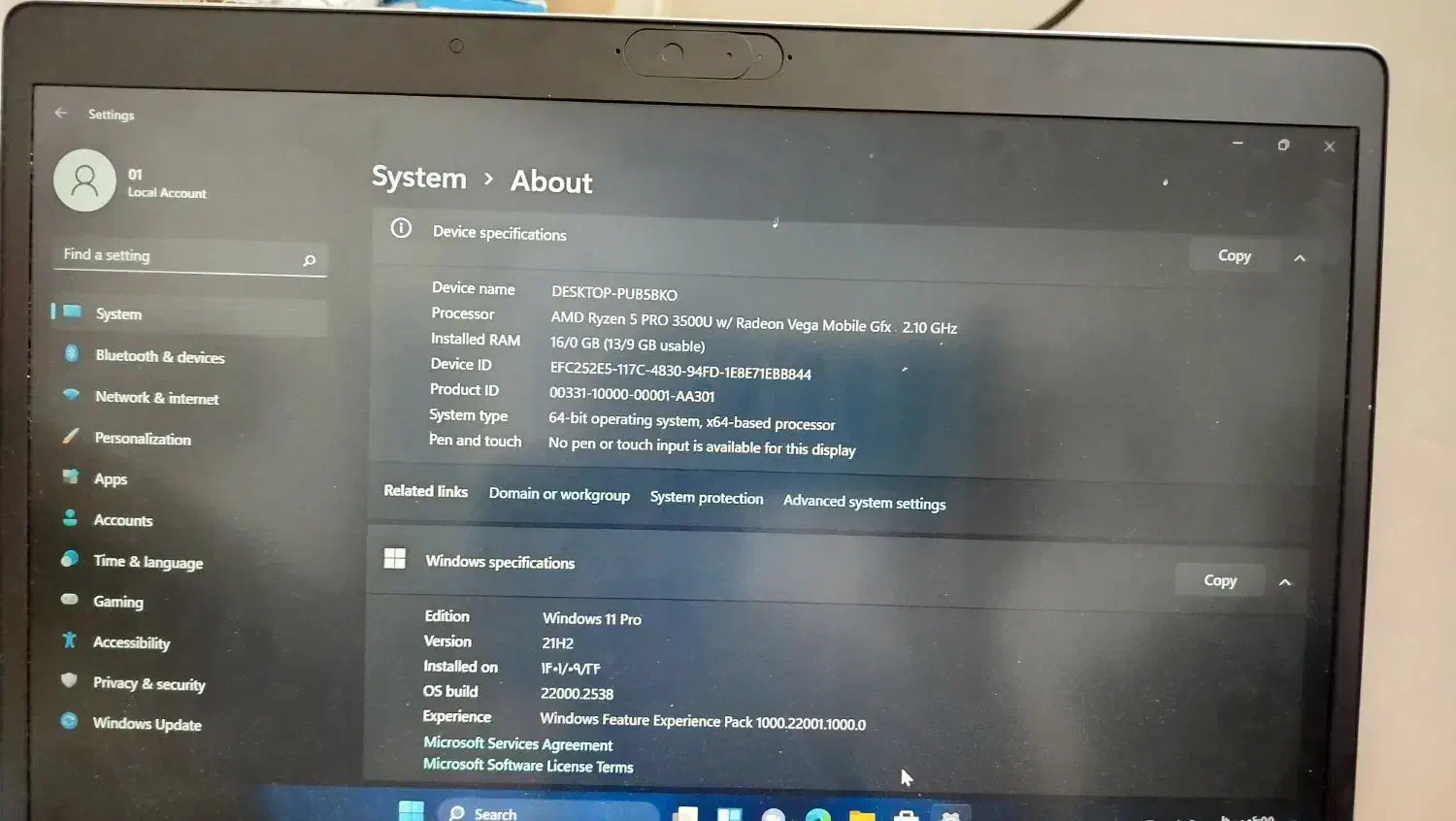 لپ تاپ اچ پی تمییز و کم کار|رایانه همراه|مشهد, هدایت|دیوار