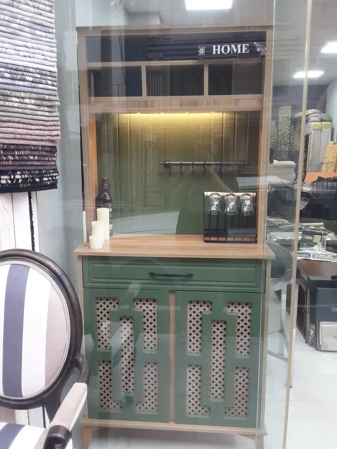 کافه بار|بوفه، ویترین، کنسول|گرمدره, |دیوار