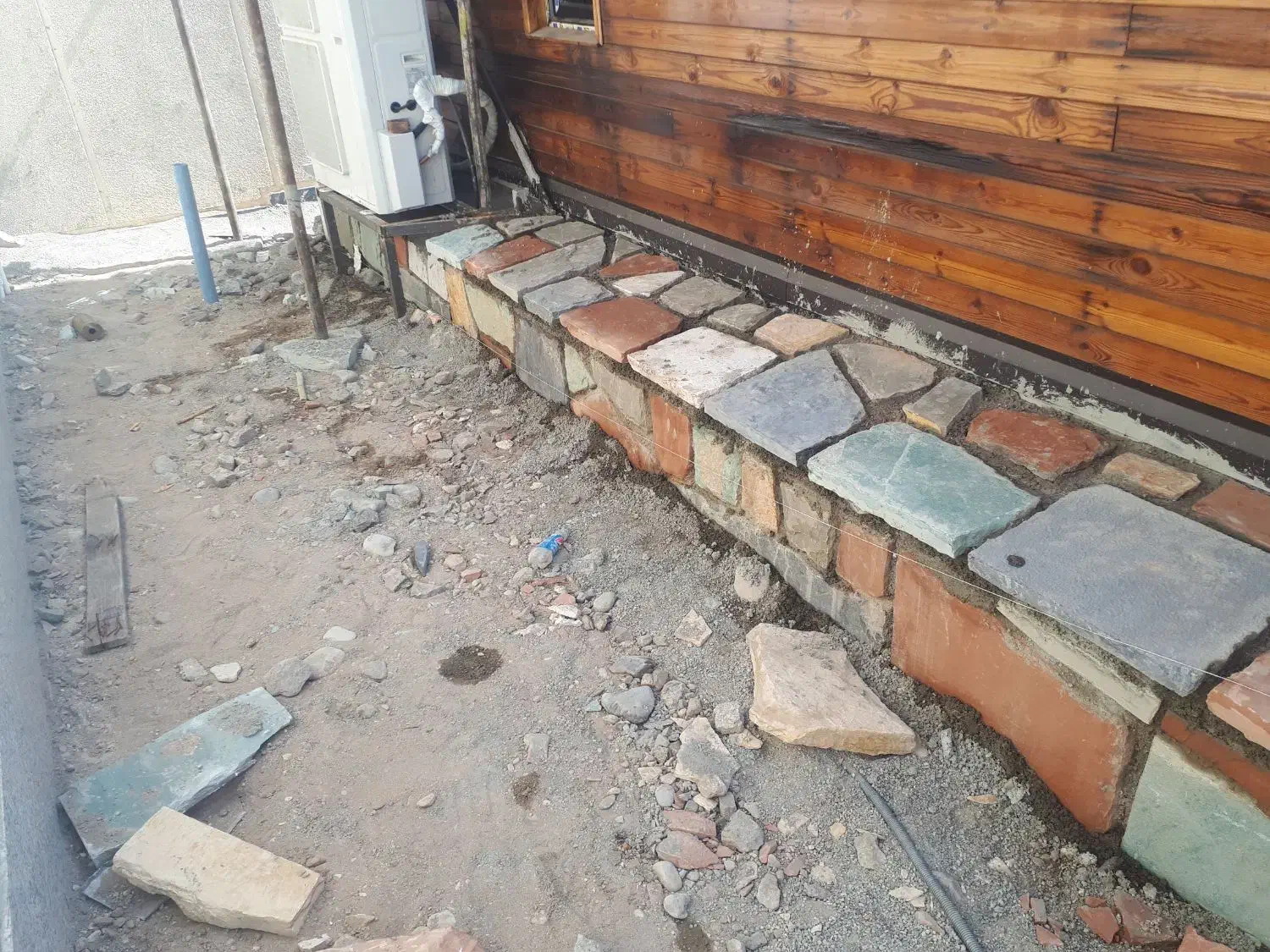 اجرایی دیوارهای سنگ معدن|خدمات پیشه و مهارت|کرج, دانشگاه خوارزمی|دیوار