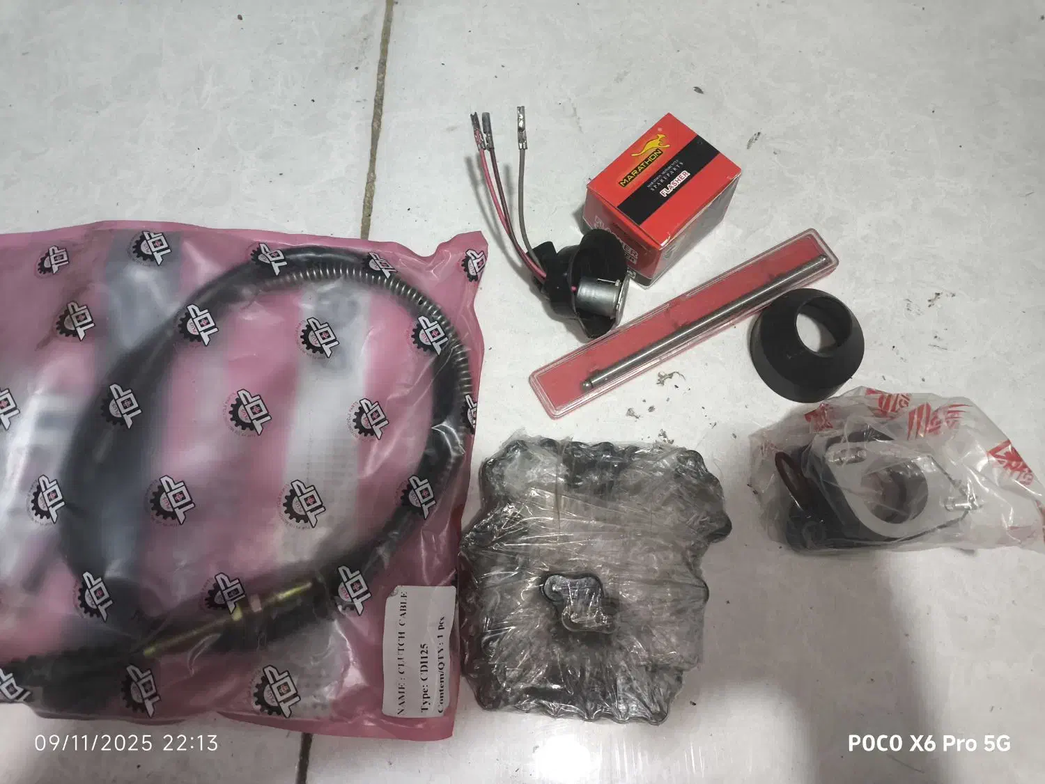 فروش لوازم موتور 125|قطعات یدکی و لوازم جانبی|شیراز, فرگاز|دیوار