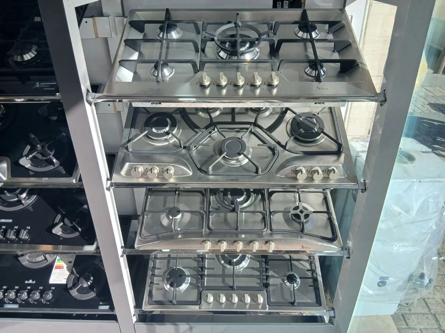 اجاق گاز استیل گاز توکار سینک هود برندلوفر کدb88|اجاق گاز و لوازم برقی پختوپز|مشهد, طبرسی شمالی|دیوار