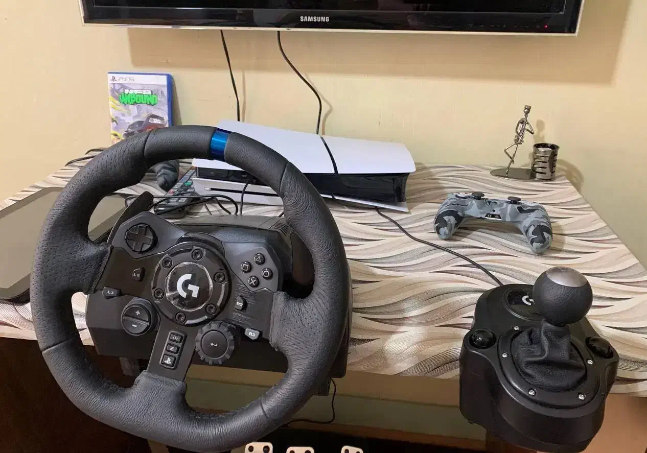 فرمان لاجتیک G923 همراه با شیفتر دنده|کنسول، بازی ویدئویی و آنلاین|کرج, حیدرآباد|دیوار