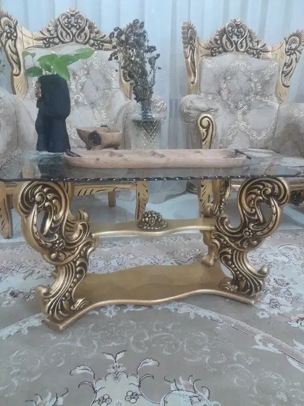 جلو مبلی ودوعدد عسلی|مبلمان خانگی و میز عسلی|اندیشه, شهرک کوثر|دیوار