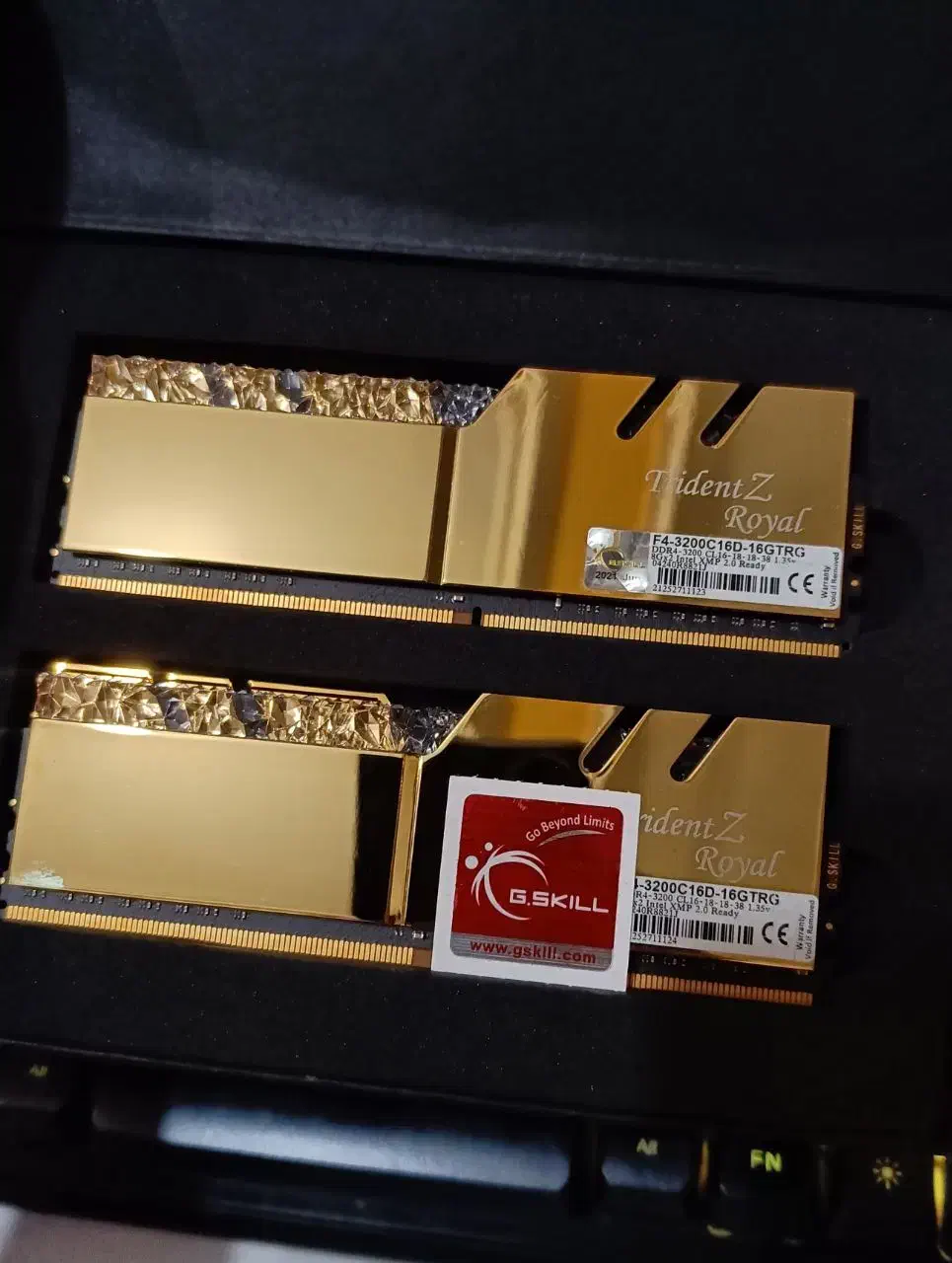 رم g skill trident z royal gold جی اسکیل|قطعات و لوازم جانبی رایانه|مبارکه, |دیوار