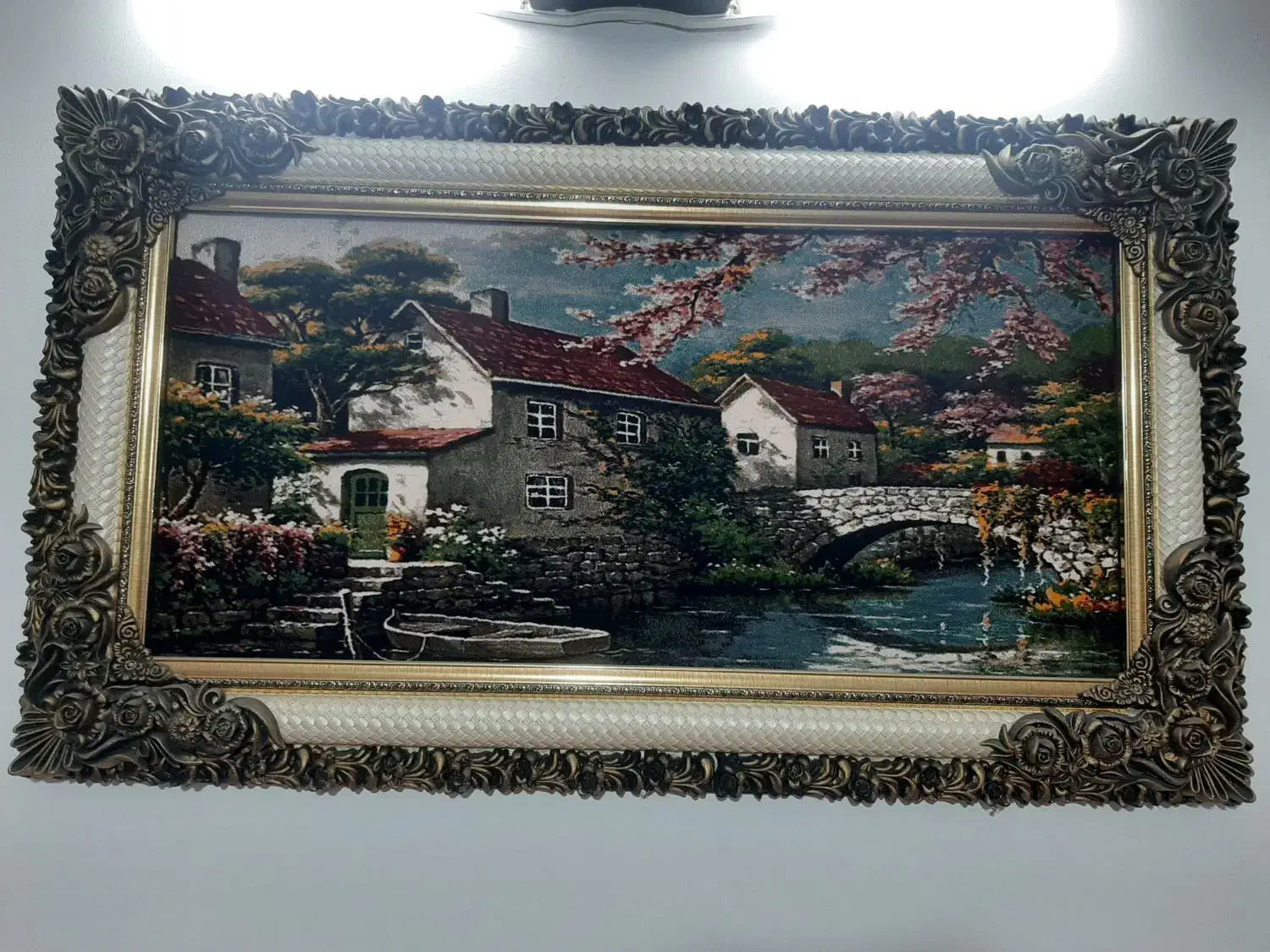 تابلو فرش دور چوب|تابلو فرش|ری, ملک‌آباد|دیوار