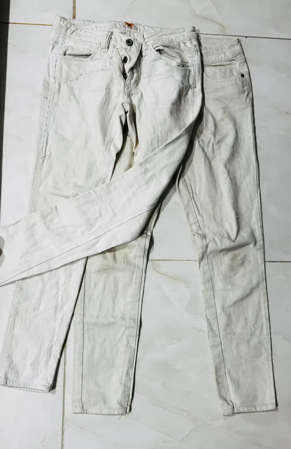 شلوار زنانە سفید و صدفی|لباس|مهاباد (آذربایجان غربی), |دیوار