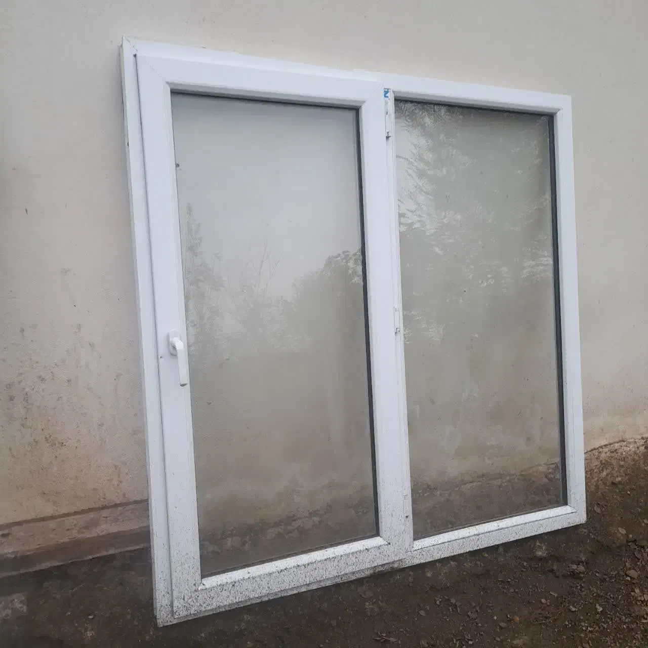 ۲ عدد پنجره دوجداره پی وی سی(pvc) بزرگ|مصالح و تجهیزات ساختمان|رستمآباد, |دیوار