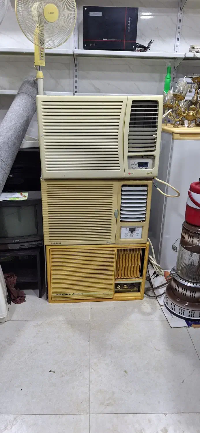 کولر سوخته پنجره.ای واسپلیت الجی  اونجرال سامسونگ|کولر گازی و فن‌کوئل|رشت, پورسینا|دیوار