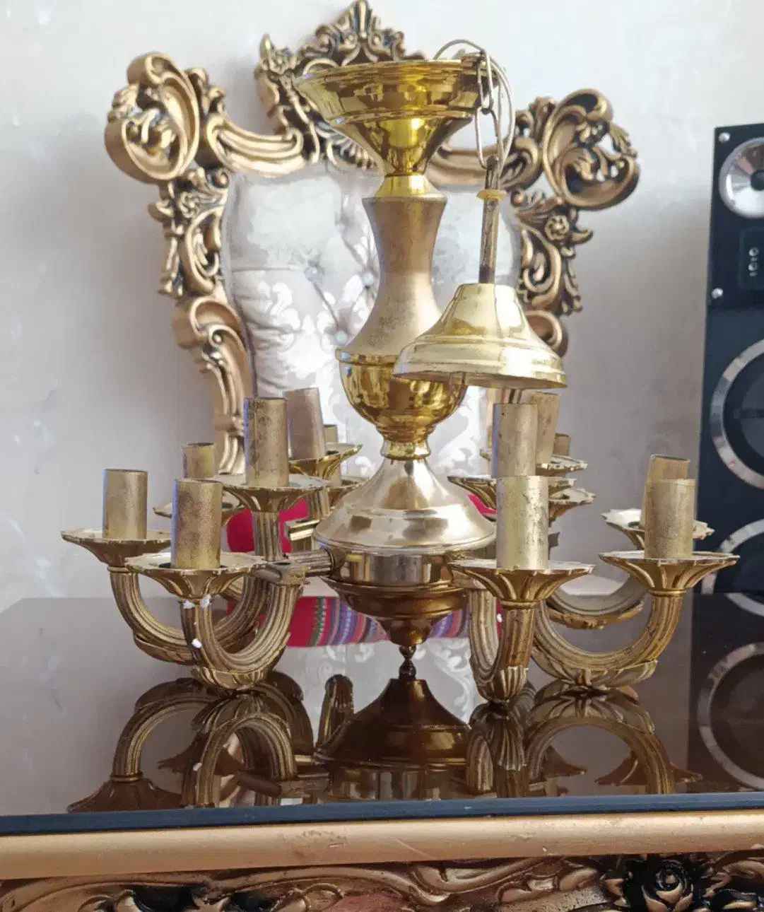 یک جفت لوستر ۱۲ لامپه|لوستر و چراغ آویز|اردبیل, |دیوار