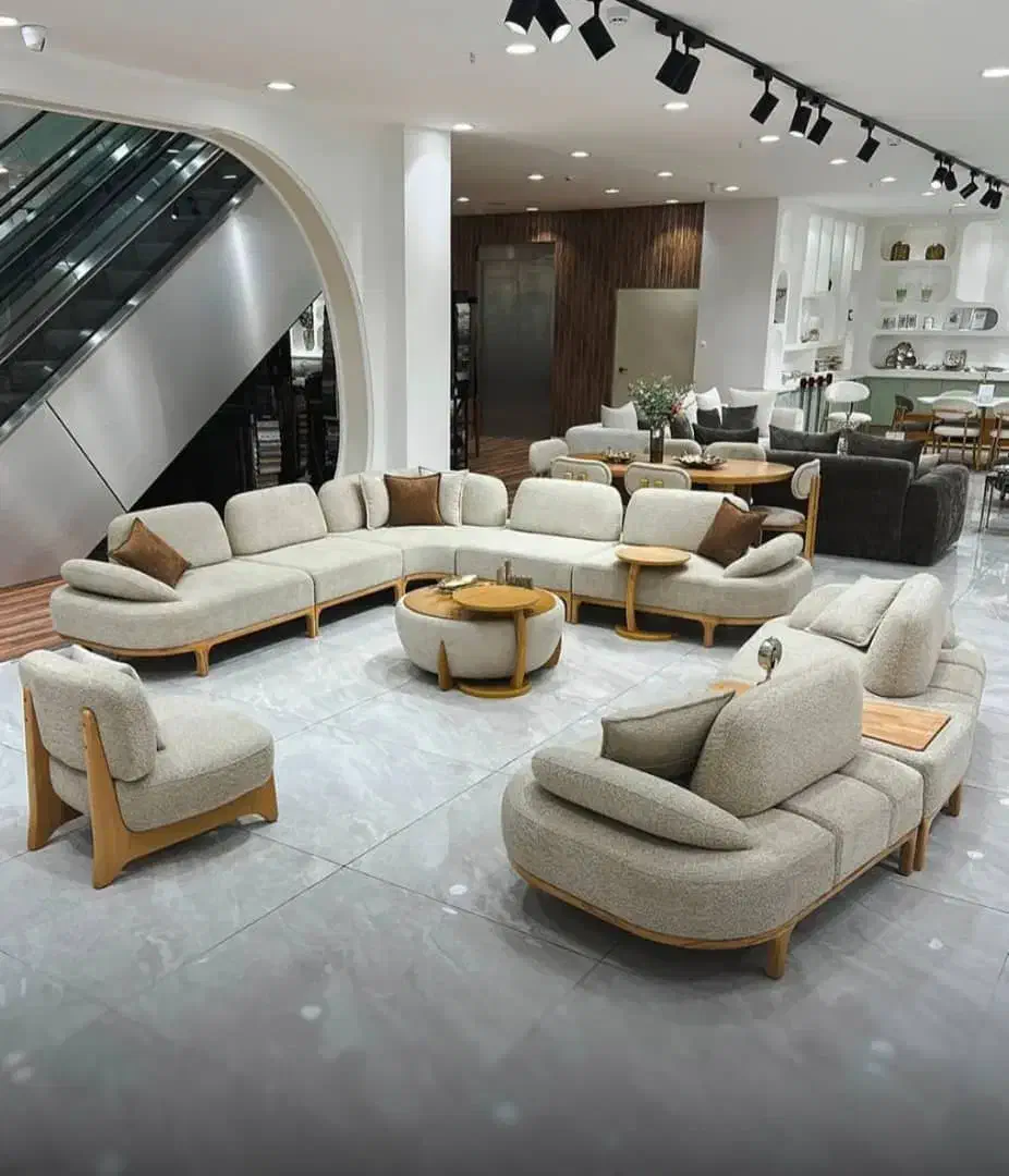 مبل راحتی/پاندای راحتی هفت نفره|مبلمان خانگی و میز عسلی|کرمان, |دیوار