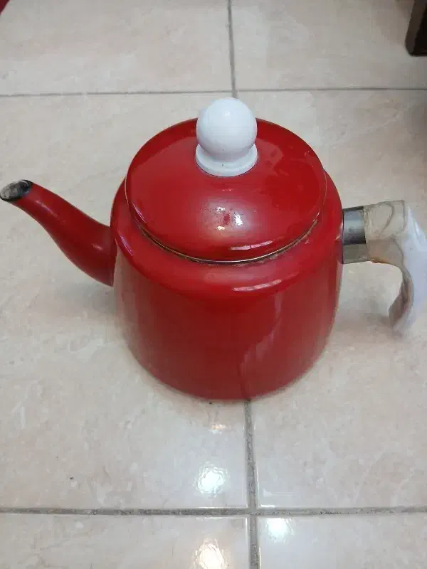 کتری لعابی|قوری، کتری، قهوه‌ساز دستی|تهران, جیحون|دیوار