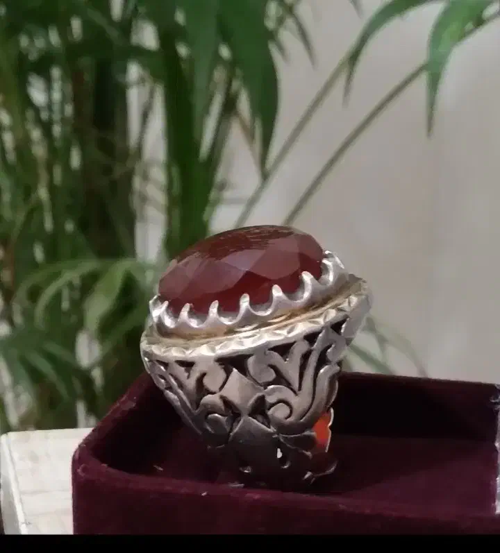 انگشتردستساز نقره عقیق یمن اصل(توضیحات)|جواهرات|ساری, |دیوار