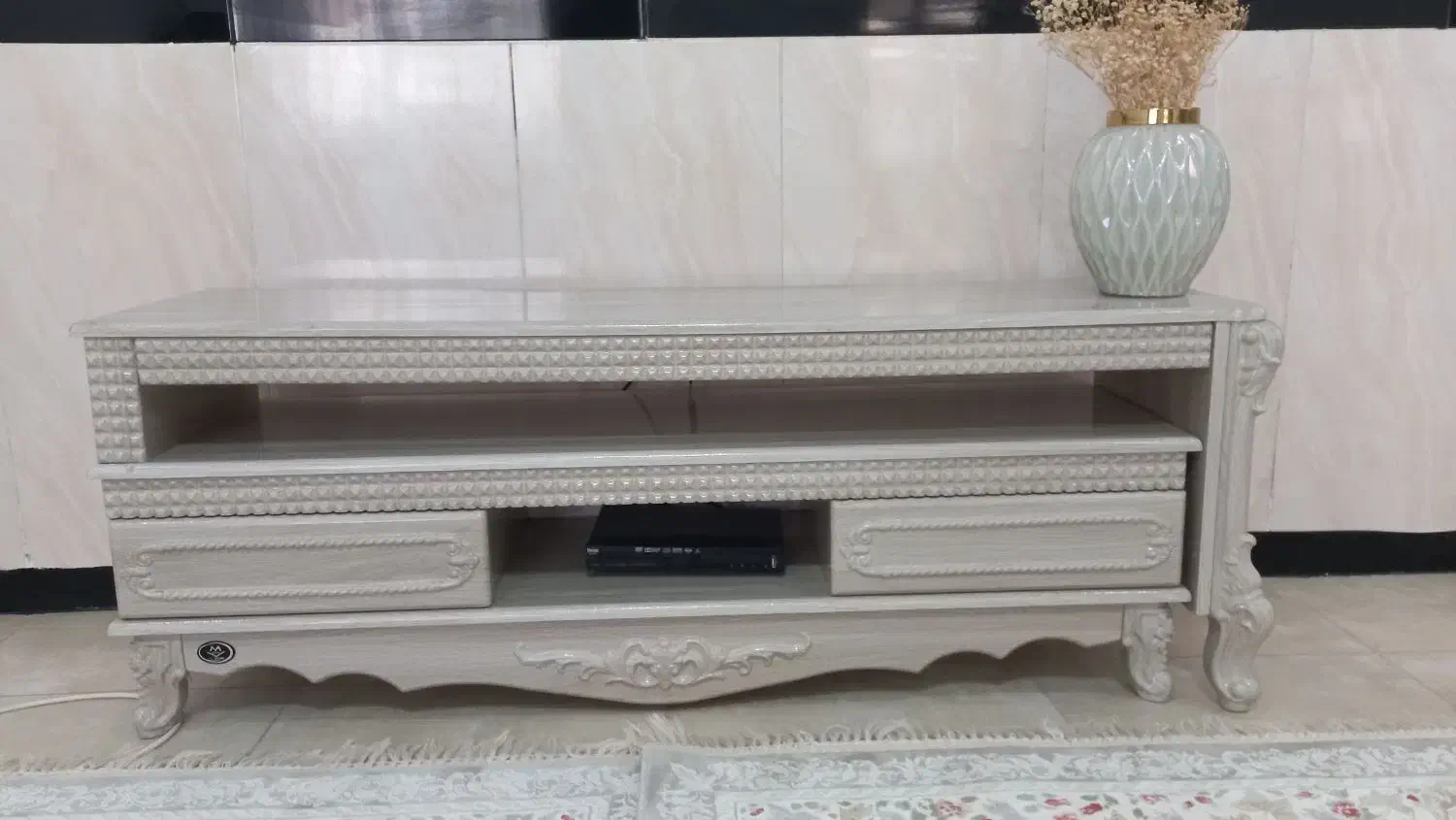 میز تلویزیون  ام دی اف هایگلاس شرکتی درحدنو|میز تلویزیون|قروه, |دیوار