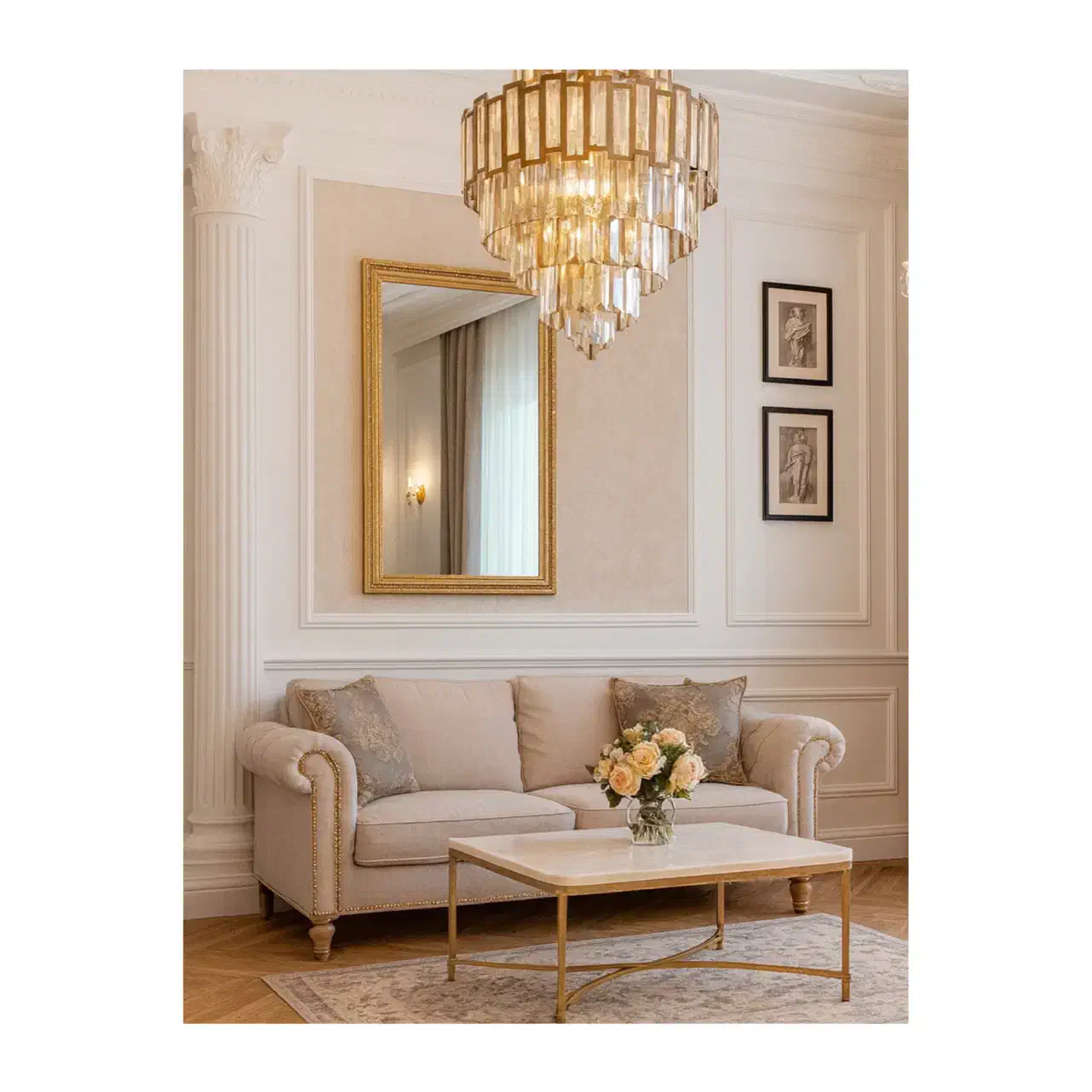 لوستر کریستالی پذیرایی|لوستر و چراغ آویز|تهران, بازار|دیوار