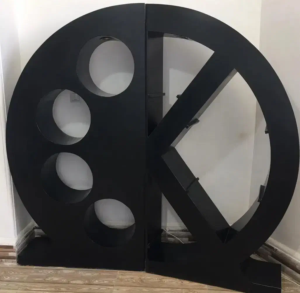 بوفه چوبی مدرن و جدید آلاژن دار و صفحه شیشه ای|بوفه، ویترین، کنسول|کازرون, |دیوار