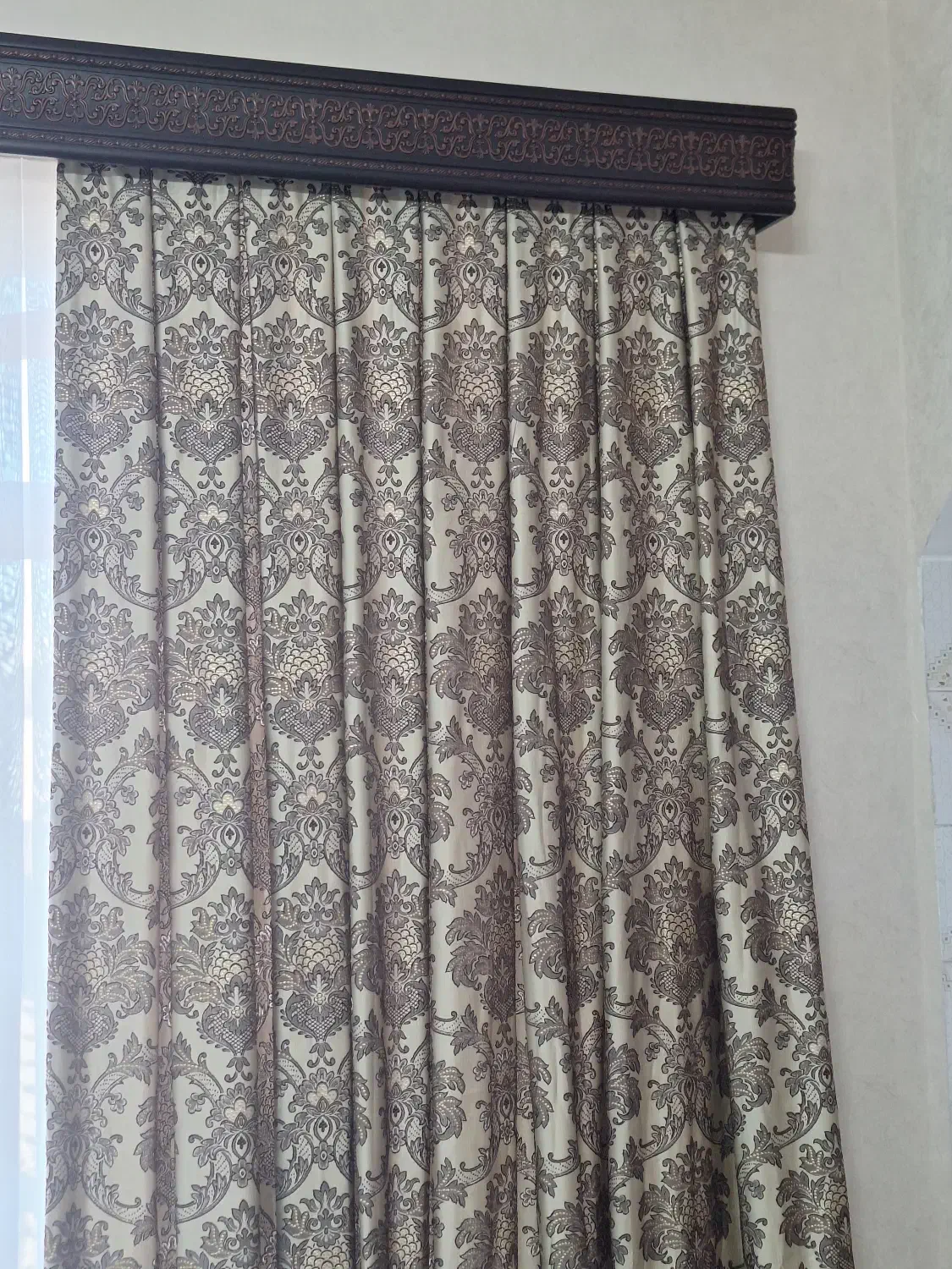 دو عدد پرده دکور بسیار تمیز مشابه نو|پرده، رانر، رومیزی|آستارا, |دیوار