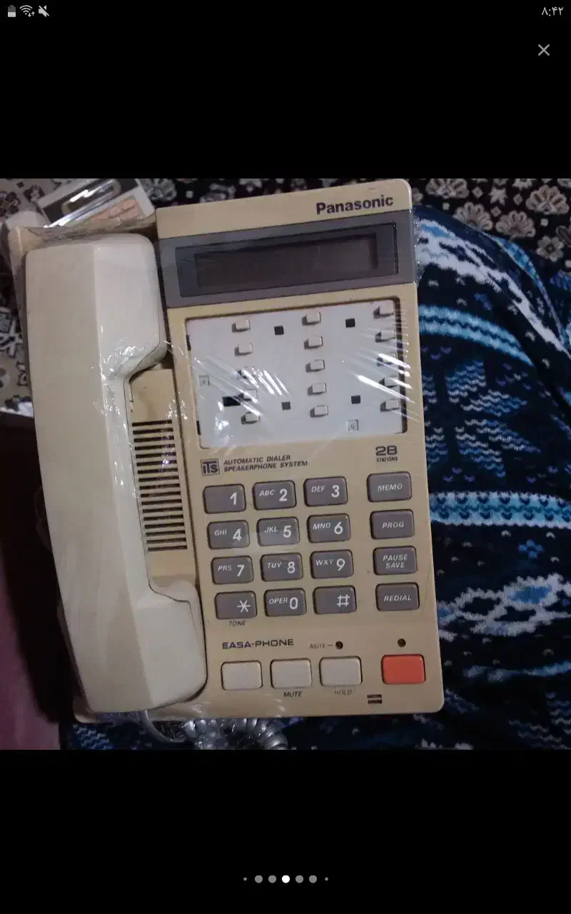 تلفن پاناسونیک سانترال دو خط|تلفن رومیزی|سرخرود, |دیوار