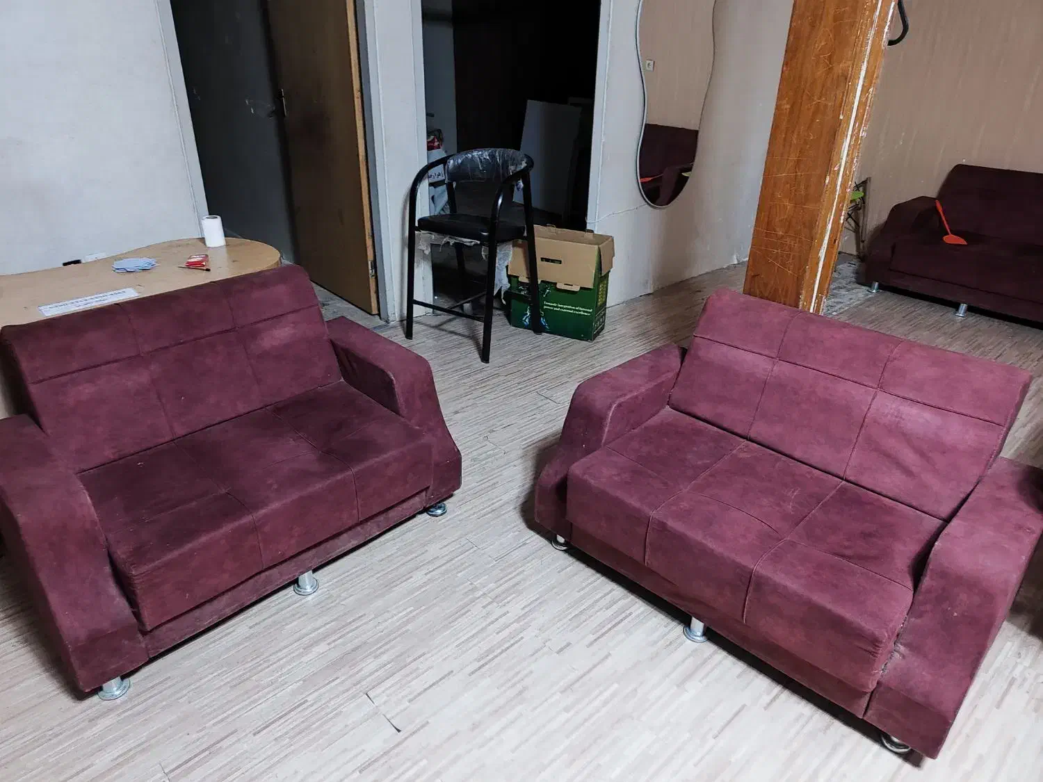 مبل دونفره ۳ عدد|مبلمان خانگی و میز عسلی|شیراز, قلعه نو|دیوار