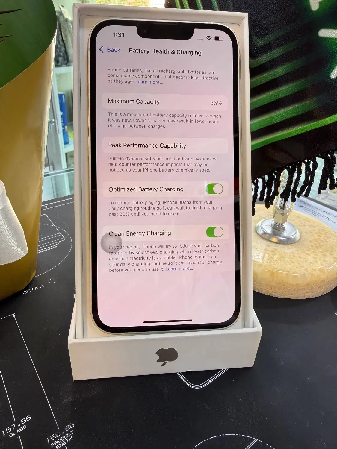 ایفون ۱۳ نرمال سفید ۱۲۸ سری m|موبایل|کرج, گوهردشت|دیوار