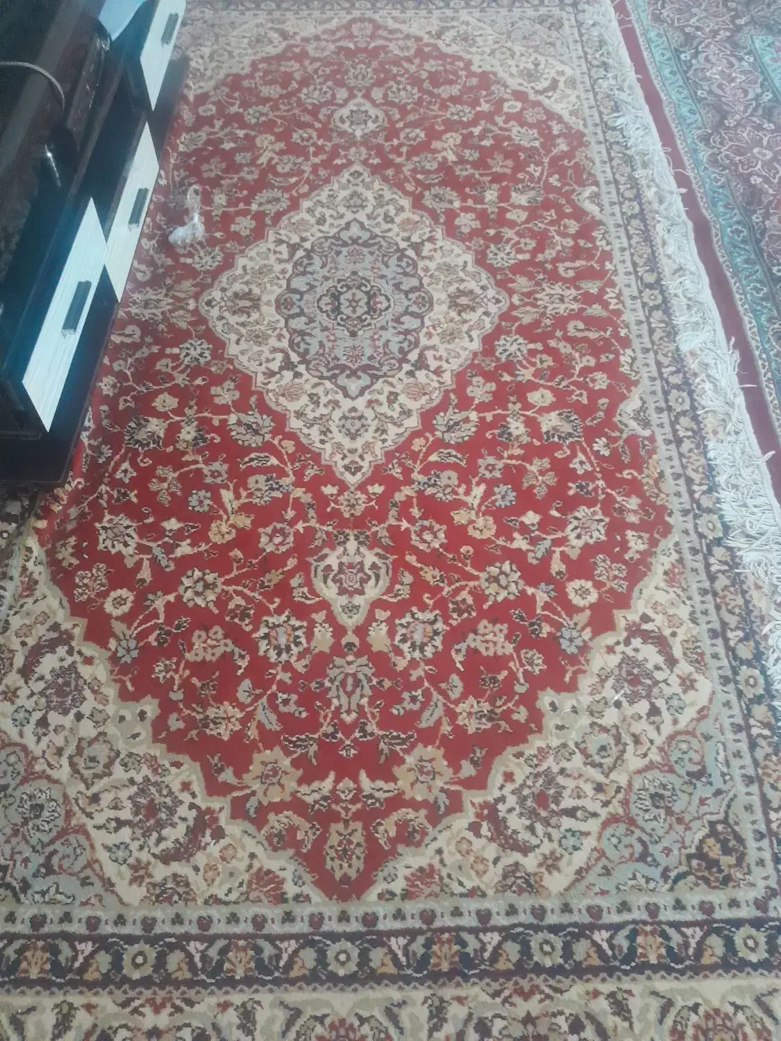 فرش قرمز و کرمی|فرش|خمینی‌شهر, |دیوار