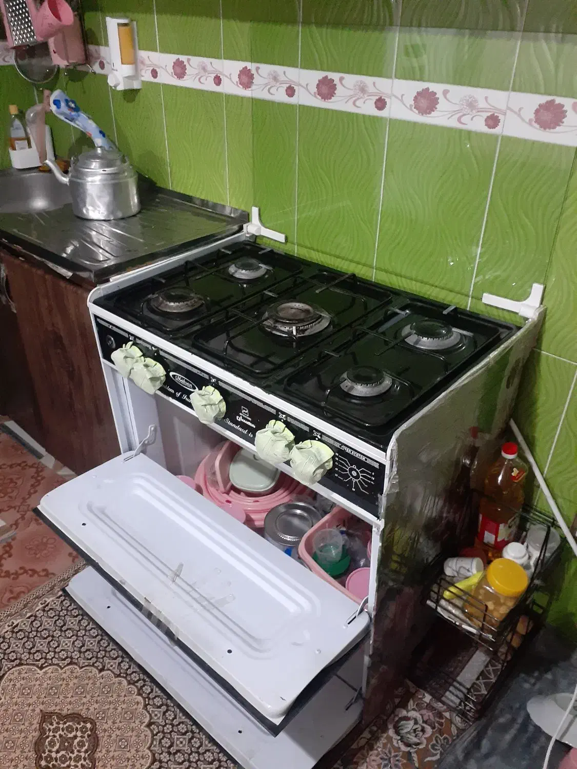 فروش گاز ۵ شعله|اجاق گاز و لوازم برقی پخت‌وپز|مینودشت, |دیوار